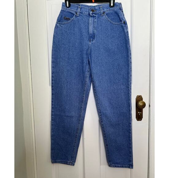 Lee Denim Riders Vintage Women's 29 X 29 in Jeans 90s Style High Rise Tapered - Picture 1 of 12